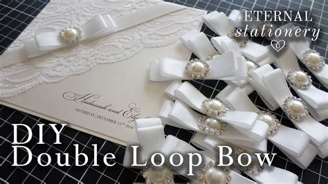 dior bow wedding invitations